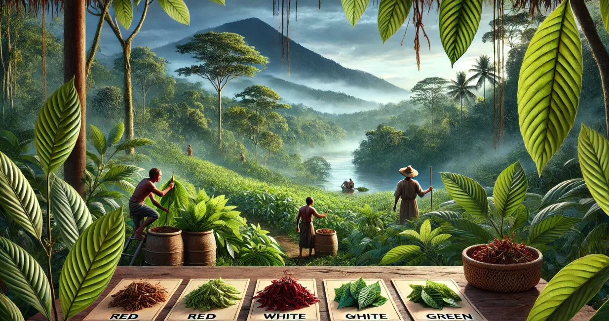 DALL·E 2025-03-14 19.11.27 - A high-quality digital illustration of an Indonesian kratom plantation. The scene features lush green kratom trees growing in a tropical rainforest en